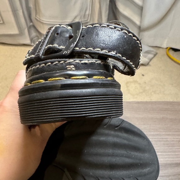 Dr. Martens Black Leather Sandals - Picture 4 of 7